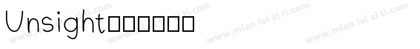 Unsight字体转换