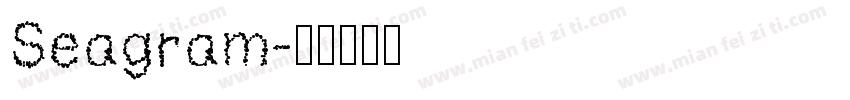 Seagram字体转换