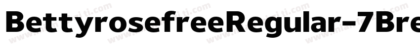 BettyrosefreeRegular-7BreA字体转换