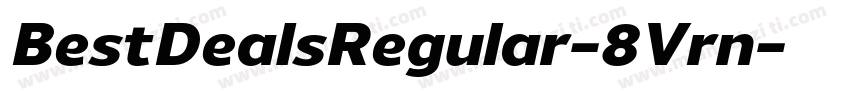 BestDealsRegular-8Vrn字体转换