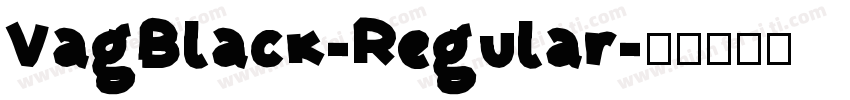 VagBlack-Regular字体转换