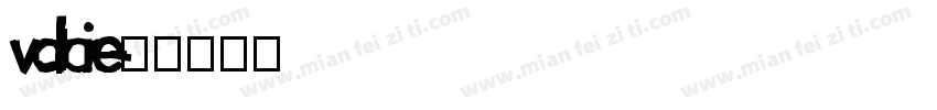 valtoire字体转换