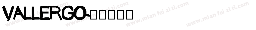 VALLERGO字体转换
