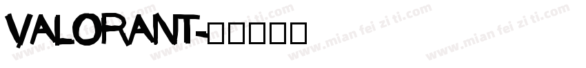 VALORANT字体转换