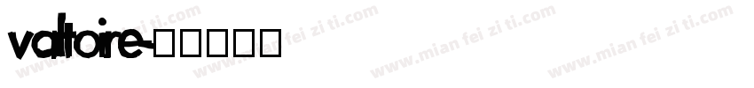 valtoire字体转换