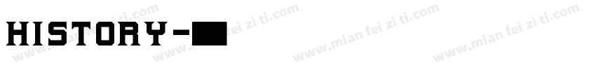 history字体转换