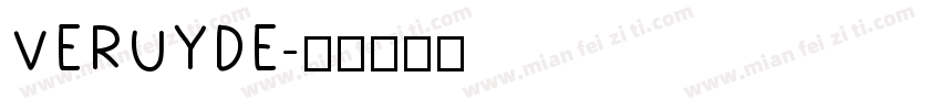 VERUYDE字体转换