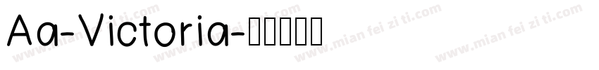 Aa-Victoria字体转换