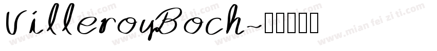 VilleroyBoch字体转换