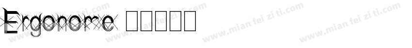 Ergonome字体转换