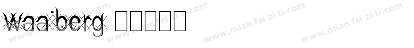 waaiberg字体转换