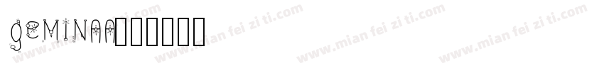 geminaa字体转换