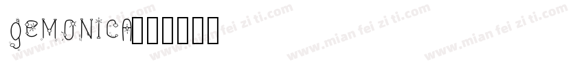 gemonica字体转换