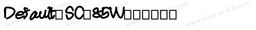Default_SC-85W字体转换