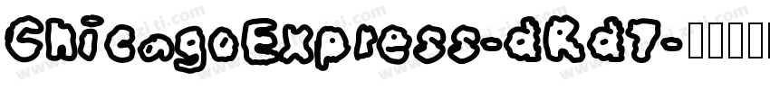 ChicagoExpress-dRd7字体转换