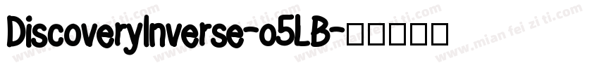 DiscoveryInverse-o5LB字体转换