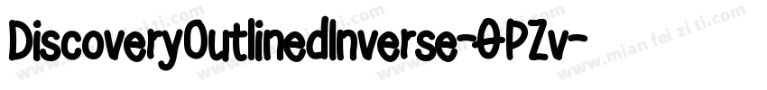 DiscoveryOutlinedInverse-0PZv字体转换