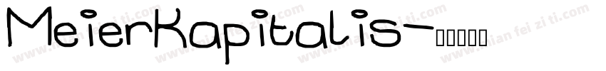 MeierKapitalis字体转换
