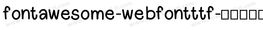 fontawesome-webfontttf字体转换
