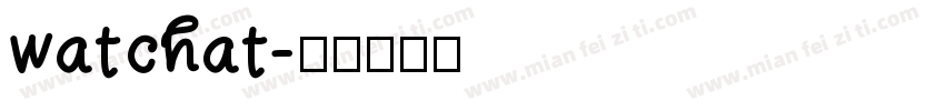 watchat字体转换