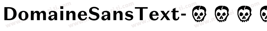 DomaineSansText字体转换