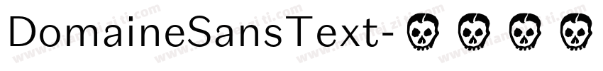 DomaineSansText字体转换