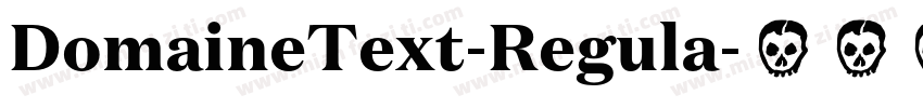DomaineText-Regula字体转换
