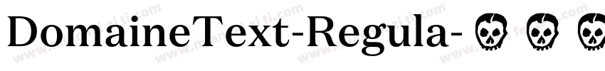 DomaineText-Regula字体转换