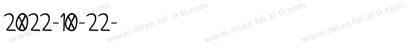 2022-10-22字体转换