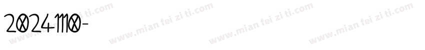 20241110字体转换