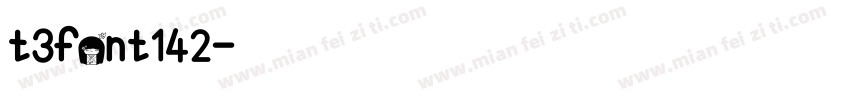 t3font142字体转换