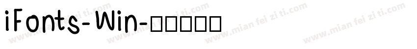 iFonts-Win字体转换