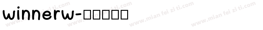 winnerw字体转换