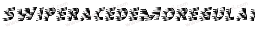 SwipeRaceDemoRegular字体转换