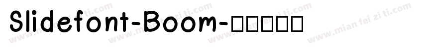 Slidefont-Boom字体转换