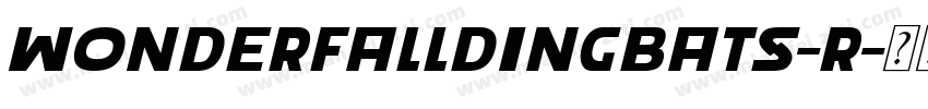 wonderfalldingbats-r字体转换