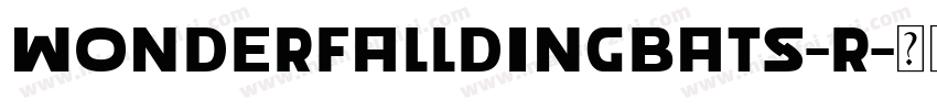 wonderfalldingbats-r字体转换