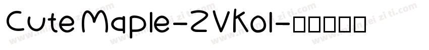 CuteMaple-ZVKol字体转换