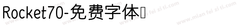 Rocket70字体转换