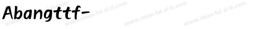 Abangttf字体转换