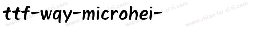 ttf-wqy-microhei字体转换