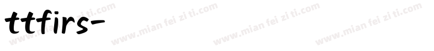 ttfirs字体转换