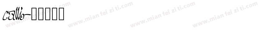 calli字体转换