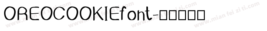 OREOCOOKIEfont字体转换