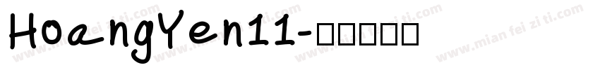 HoangYen11字体转换
