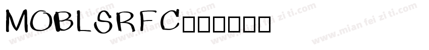 MOBLSRFC字体转换
