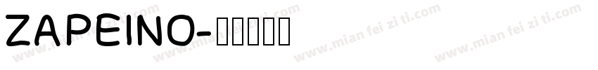 ZAPEINO字体转换