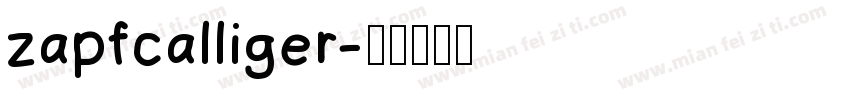 zapfcalliger字体转换