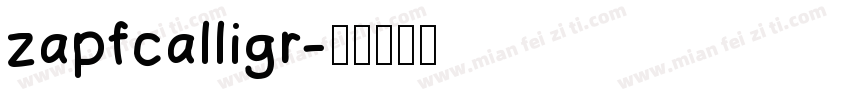 zapfcalligr字体转换