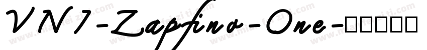 VNI-Zapfino-One字体转换